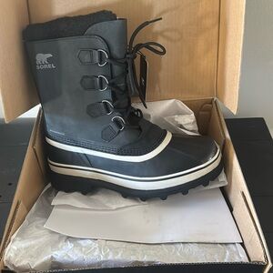 Brand new in box Sorel Caribou boots. Waterproof and insulated. Men’s size 9